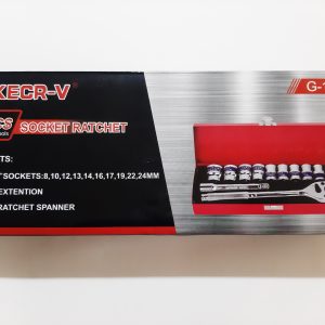 12PC SOCKET SET 1/2" DRIVE