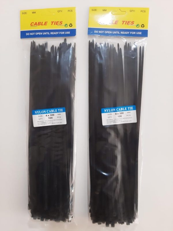4 x 100mm Cable Ties - Image 2