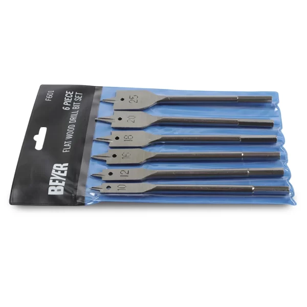 6pc Flat Wood Drill Bit Sets - Image 2