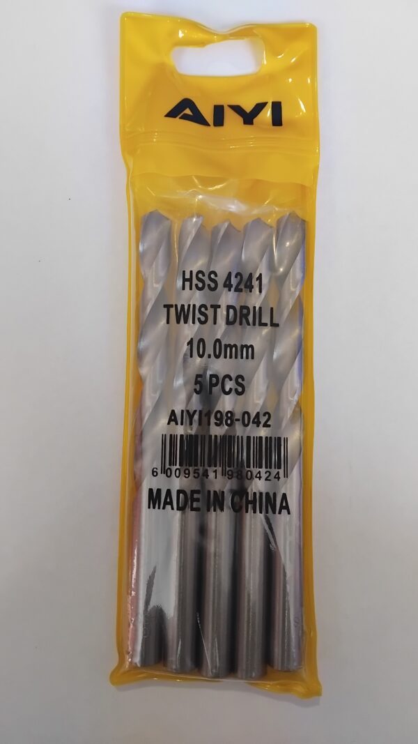 10mm HSS Drill Bit - 5 pack