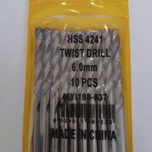 6mm HSS Drill Bit - 10 pack