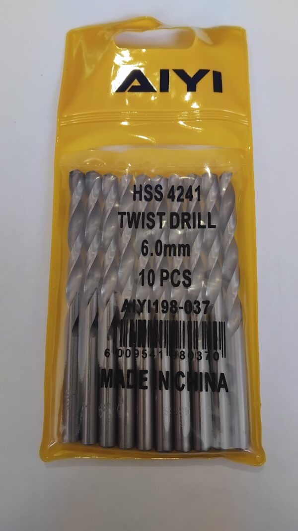 6mm HSS Drill Bit - 10 pack