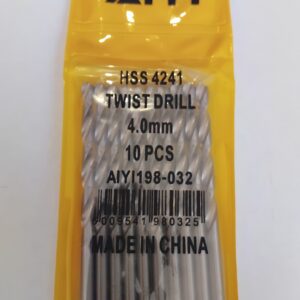 4mm HSS Drill bits - 10 pack