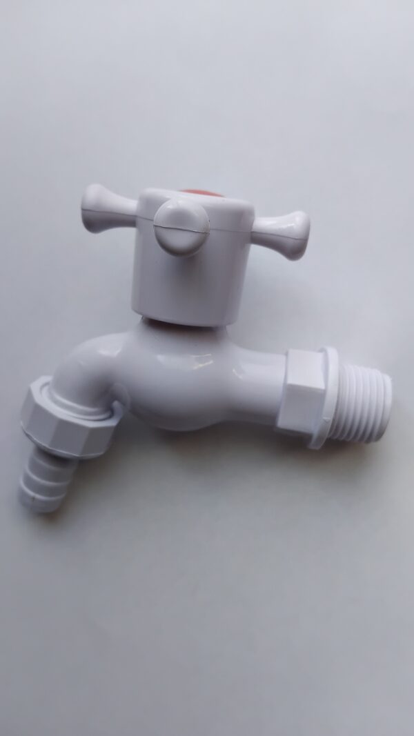 Plastic Water Tap - White