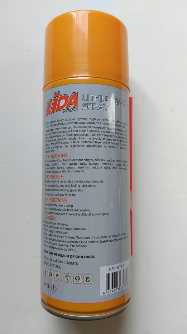 Lithium Grease Spray 450ml - Image 2
