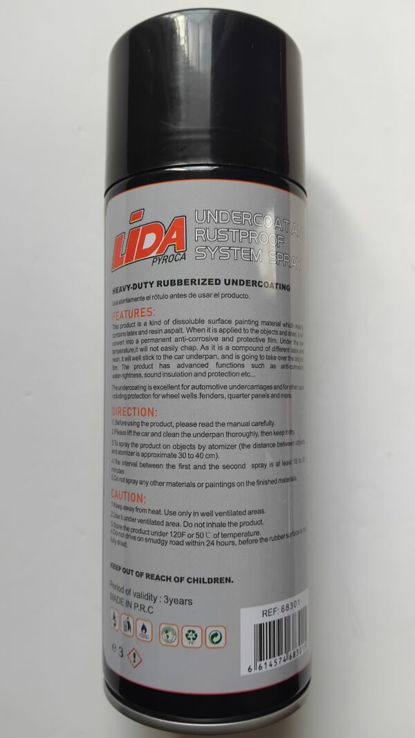 UNDERCOAT & RUSTPROOF SYSTEM SPRAY 450ml - Image 2