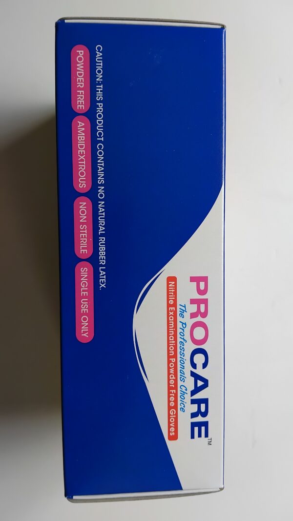Latex gloves - powder free - box of 100 pairs - size large - Image 3