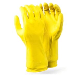 Yellow household gloves per pair