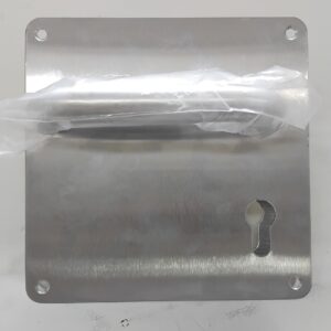 150 x 150 Plate Aluminium/Stainless steel Door Lock Set